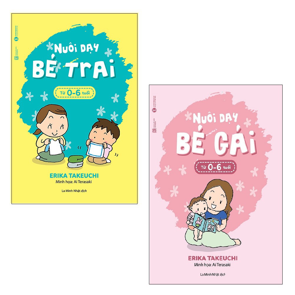 Sách - Combo: Nuôi Dạy Bé Trai Từ 0 - 6 Tuổi + Nuôi Dạy Bé Gái Từ 0 Đến 6 Tuổi - Thái Hà Books