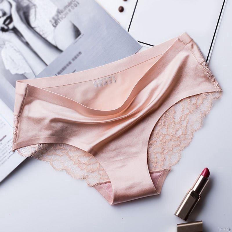 Women Lace Luxury Seamless Plus Size Low Waist Female Slim Briefs | BigBuy360 - bigbuy360.vn
