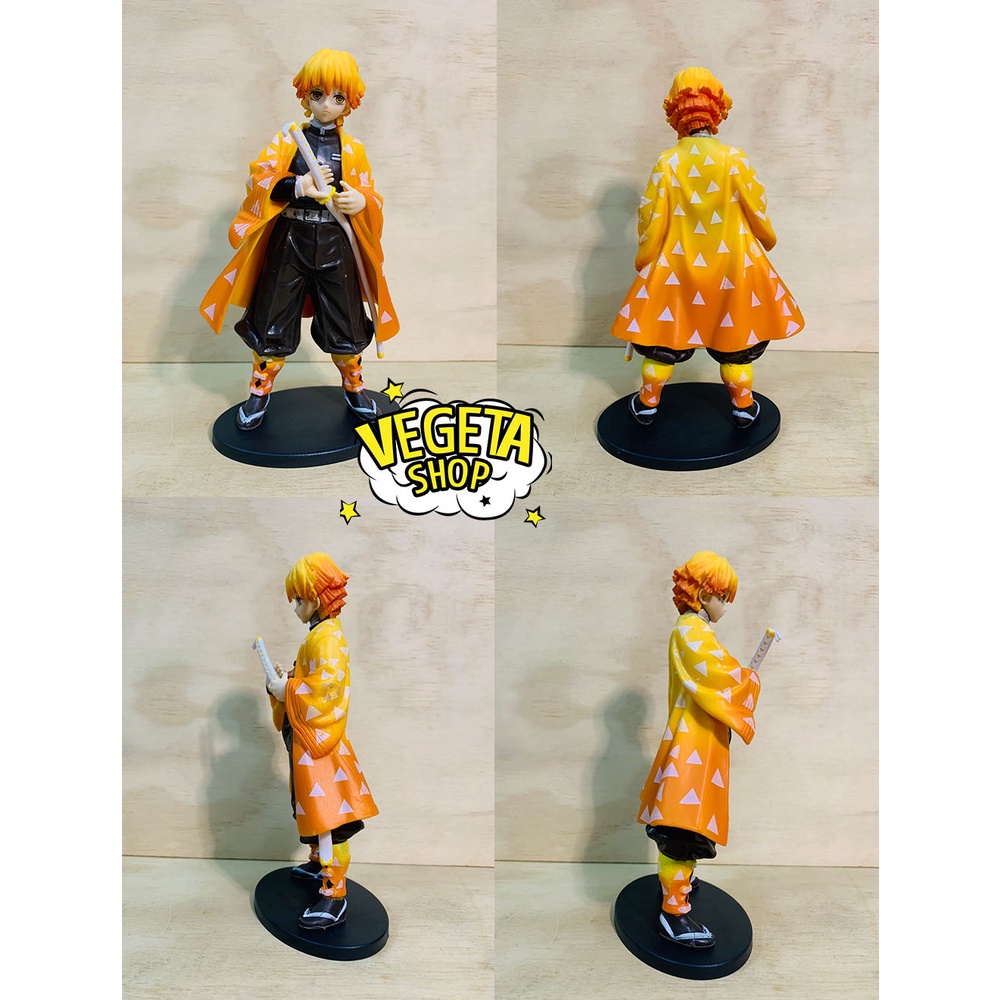 Mô hình Kimetsu No Yaiba - Mô hình thanh gươm diệt quỷ - Agatsuma Zenitsu - Cao 16cm