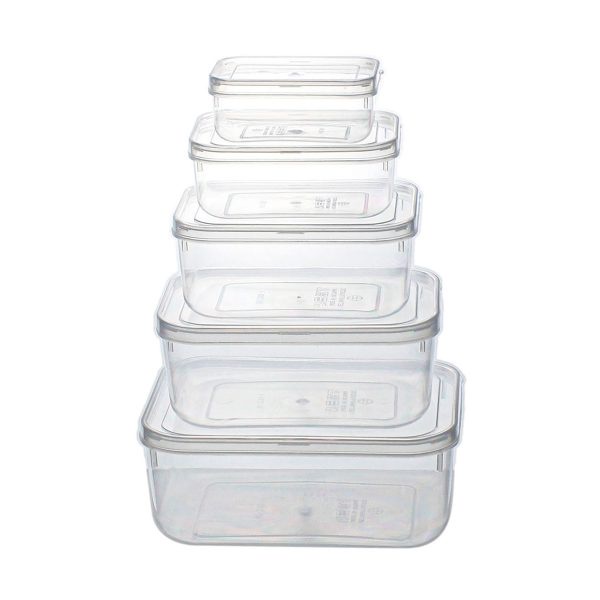 Bộ 5 hộp lạnh bầu đựng thức ăn Việt Nhật -Hộp trữ đồ đông đồ ăn dặm cho bé (MS:6685) an toàn tiện lợi