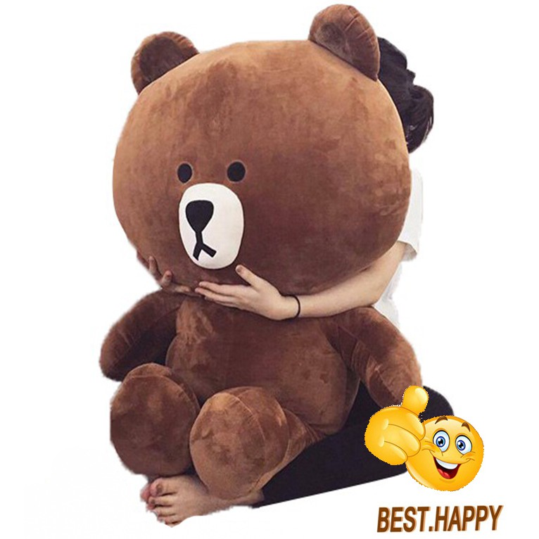 Gấu brown khổ vải 1m