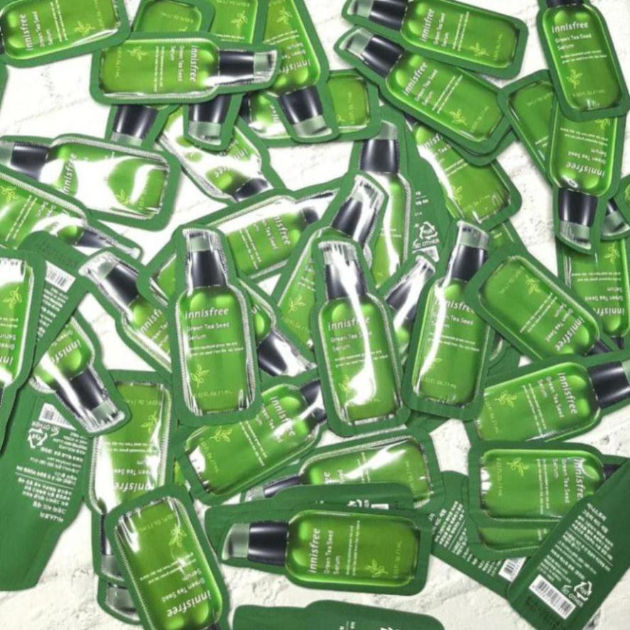Sample kem dưỡng da trà xanh Innisfree The Green Tea Seed Cream