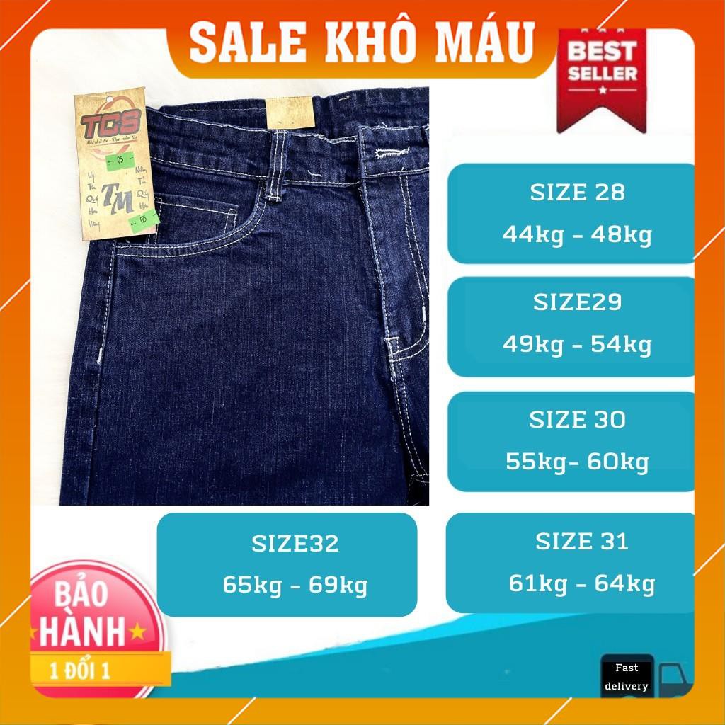 Quần dài nam giá rẻ (FREE SHIP) Quần Jean Nam Trơn Hàng VNXK Jean Co Giãn Cao Cấp (44-72KG) | BigBuy360 - bigbuy360.vn