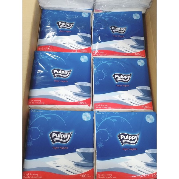 Khăn ăn Pulppy 100T/80T