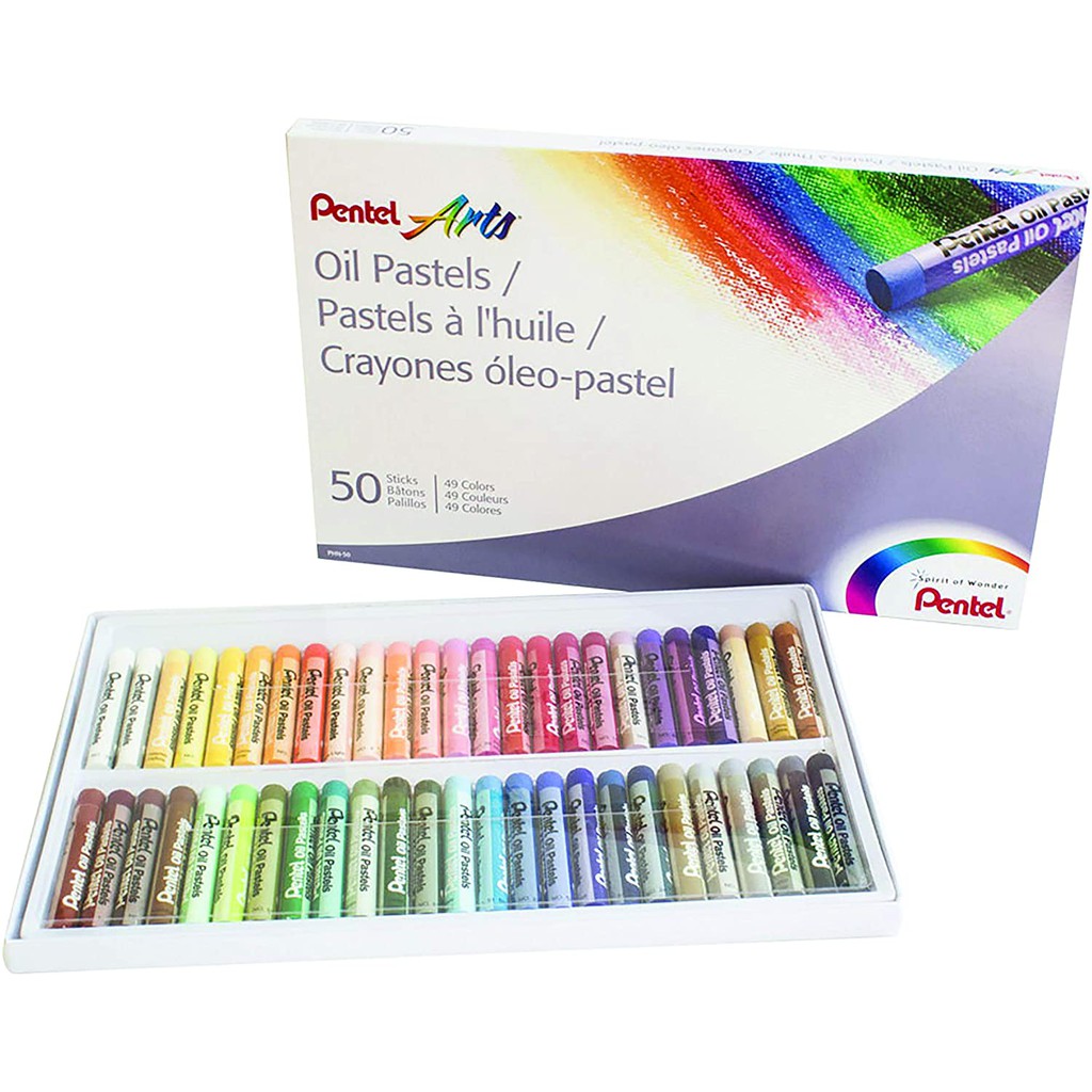 Sáp Dầu Pentel Oil Pastel 25 36 50 Màu