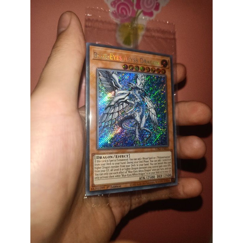 Tên thẻ bài yugioh: Blue-Eyes Abyss Dragon - LDS2-EN015 - Secret Rare 1st Edition