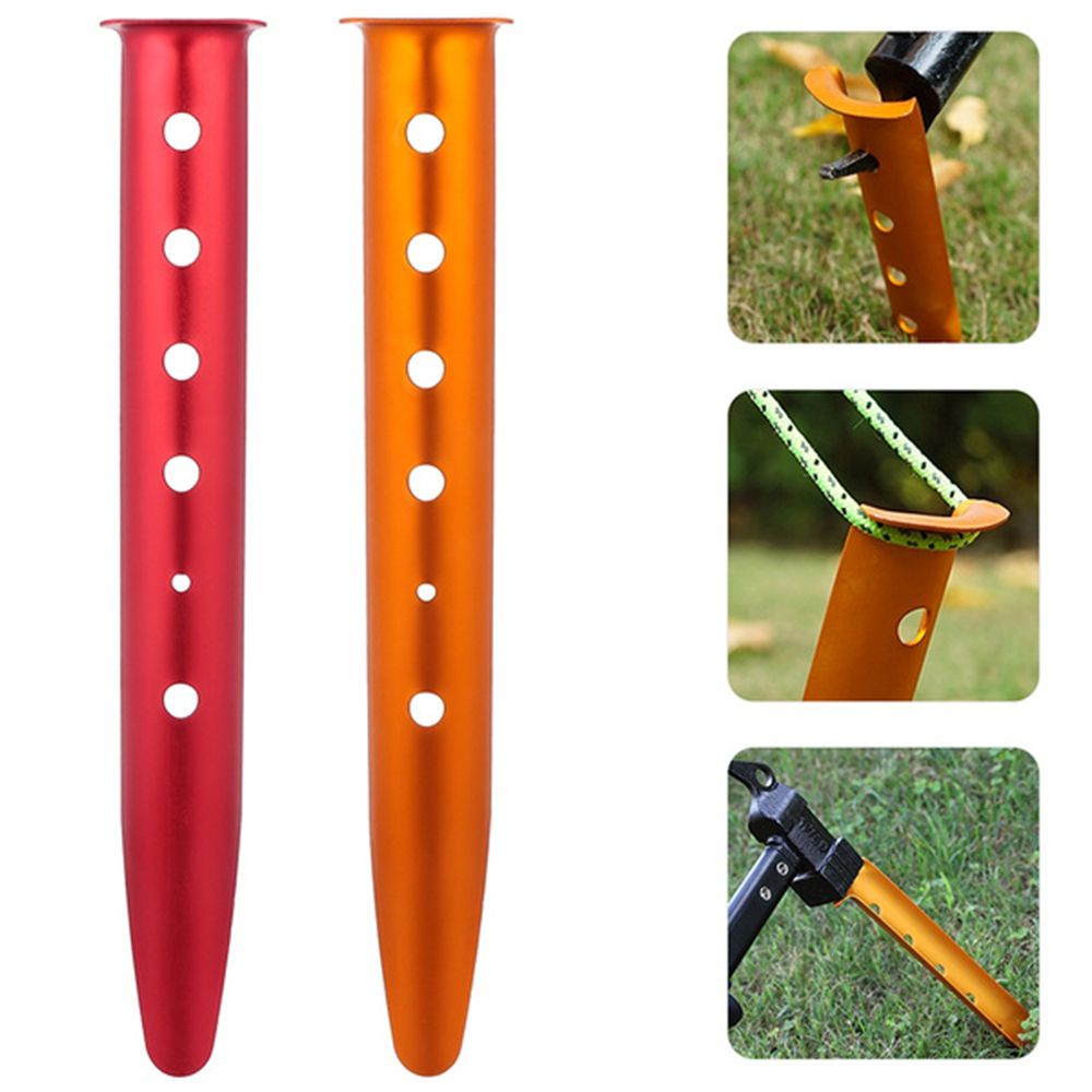 Cọc dựng lều bằng nhôm 23cm 31cm nhiều màu bắt mắt