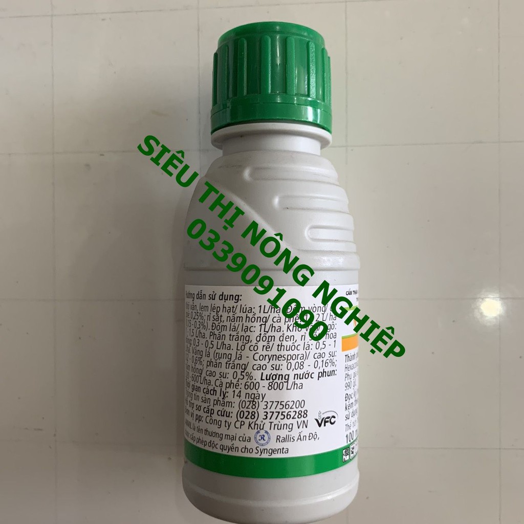 Anvil 5SC 100ML - Đặc trị bệnh rỉ sắt cho cây lan - đốm đen hoa hồng - nấm hồng - đốm lạc