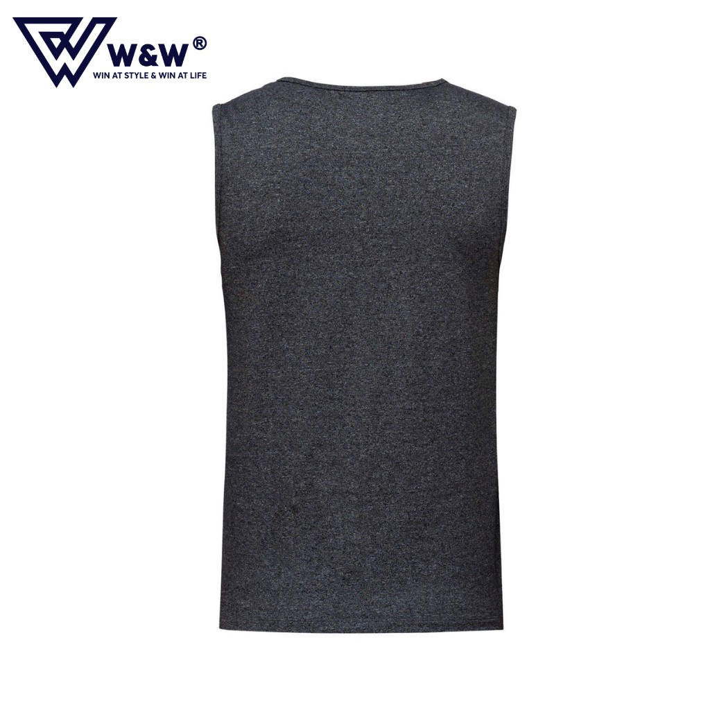 [Mã FAGREEN245 giảm tới 30K đơn 99K] Áo Ba Lỗ Nam Tanktop W&amp;W Siêu Mát, Thấm Hút Mồ Hôi, Co Giãn Tốt WTT08