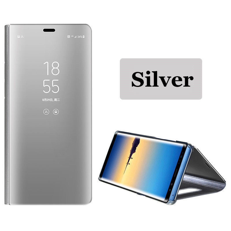 Bao da điện thoại tráng gương thời trang và thông minh cho Samsung J3 Pro/ J5 Pro/ J7 Pro