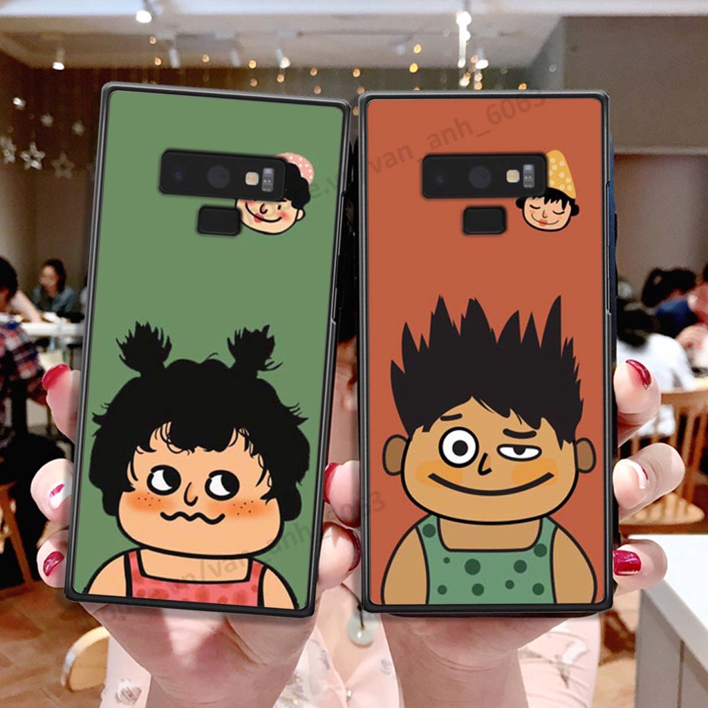 Ốp lưng Samsung Note 9 ốp điện thoại LineBear, bé tóc xù, hoa siêu đẹp