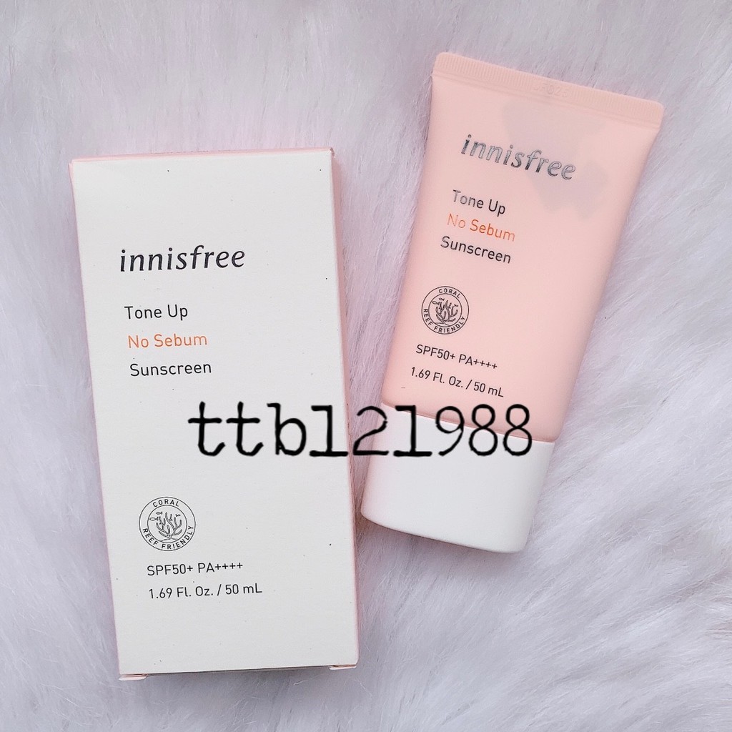 KEM CHỐNG NẮNG INNISFREE DAILY UV PROTECTION CREAM NO SEBUM 50ml mild innisfree