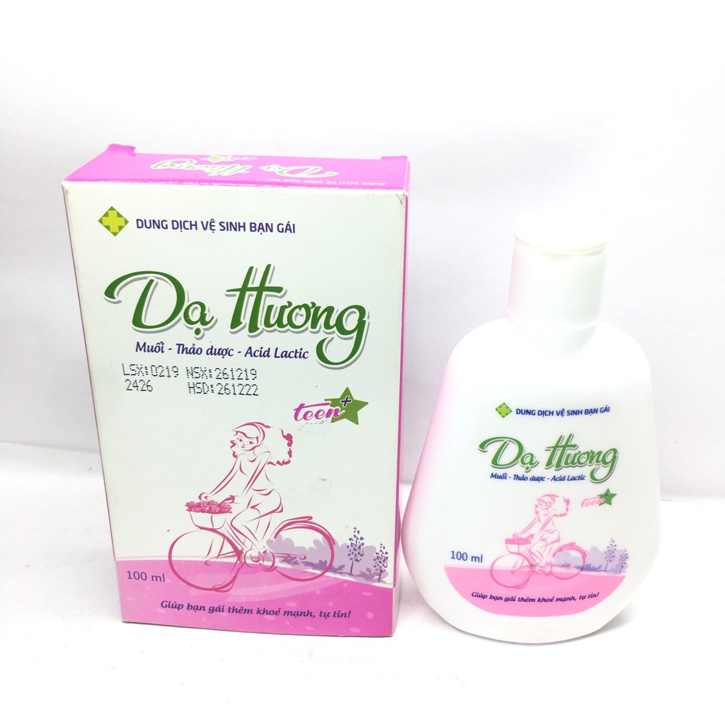 DUNG DỊCH VỆ SINH PHỤ NỮ DẠ HƯƠNG TEEN - CHAI 100ml