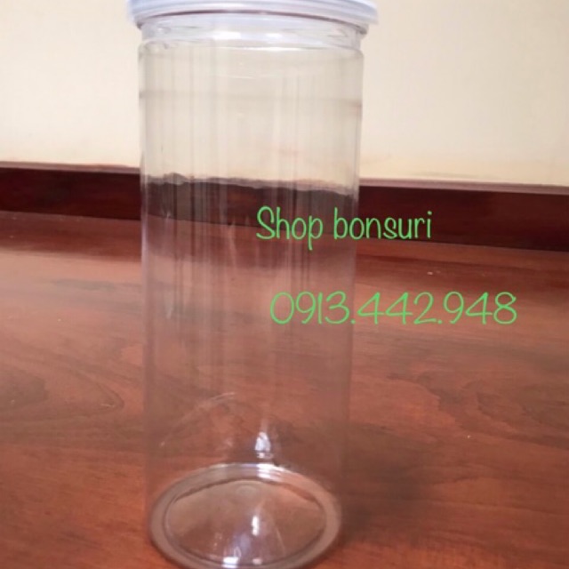combo 10hủ nhựa pet 1000ml (20cmx8,5cm)