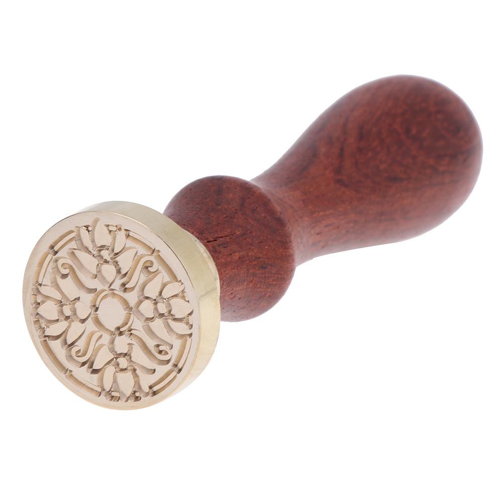 Con dấu sáp bằng gỗ kiểu dáng cổ điển độc đáo