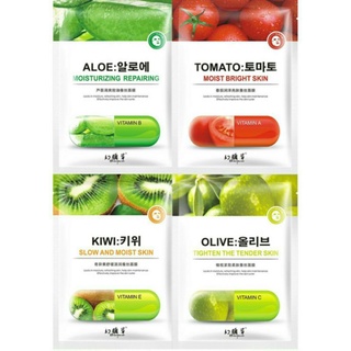 COMBO 3 MIẾNG MẶT NẠ TRÁI CÂY HUANYANCAO