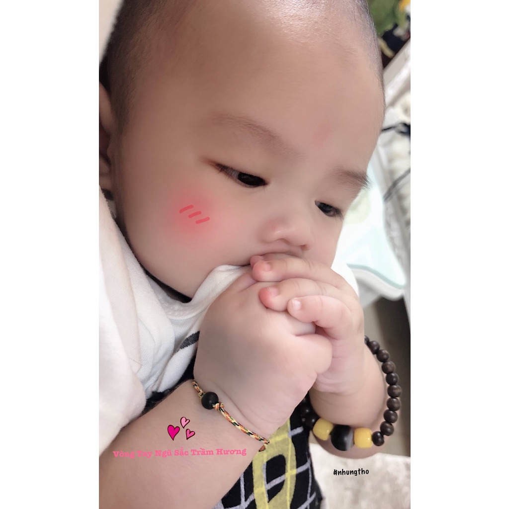 Vòng Tay Ngũ Sắc Cho Bé Đã Được Gia Trì Tại Đất Phật