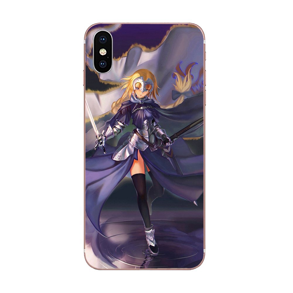 Ốp Điện Thoại Silicon In Hình Anime Jeanne D 'Arc Cho Iphone 11 Pro X Xs Max Xr 4 4s 5 5c 5s Se Se2 6 6s 7 8 Plus