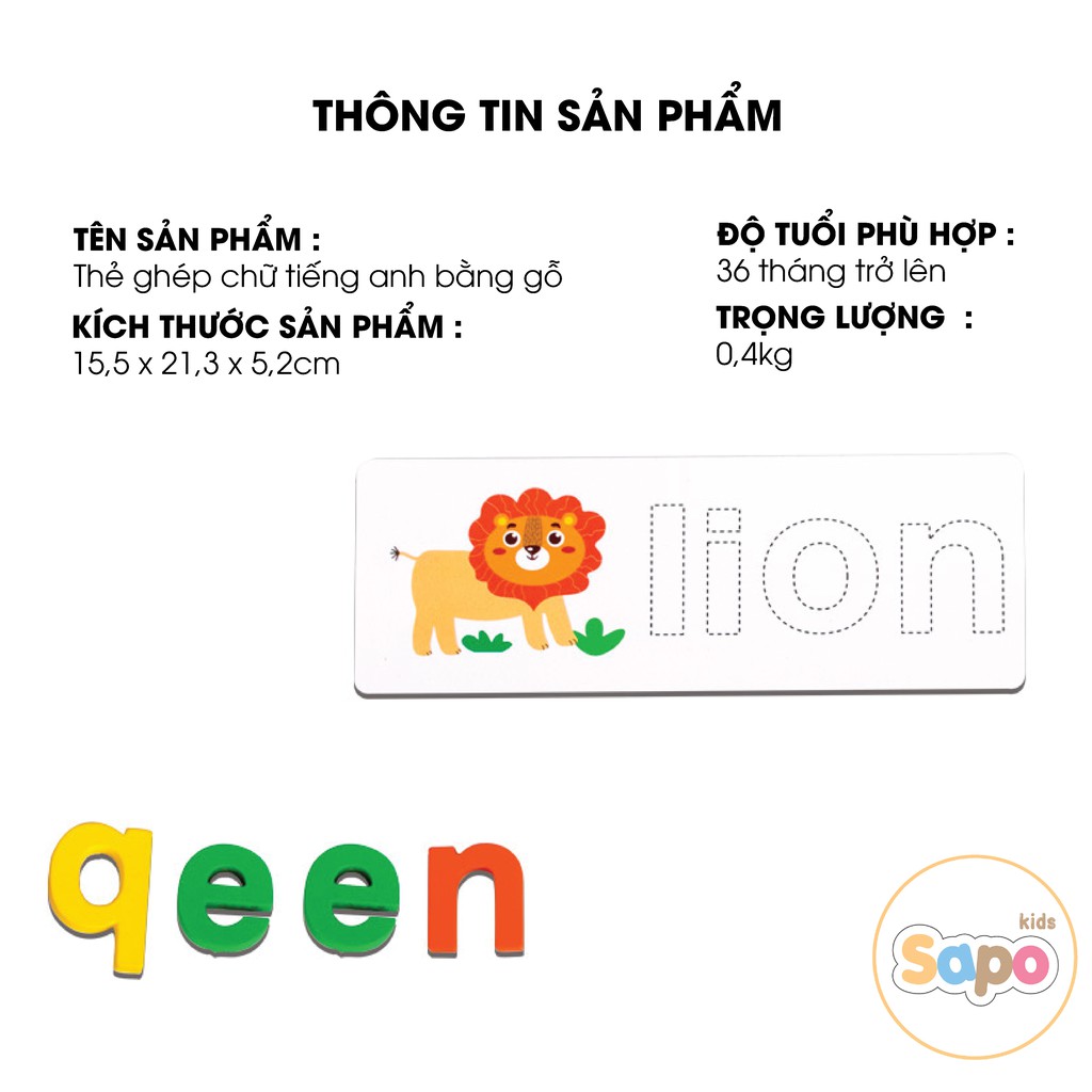 Đồ Chơi Ghép Chữ Cho Bé Spelling Game Học Ghép Chữ Tiếng Anh