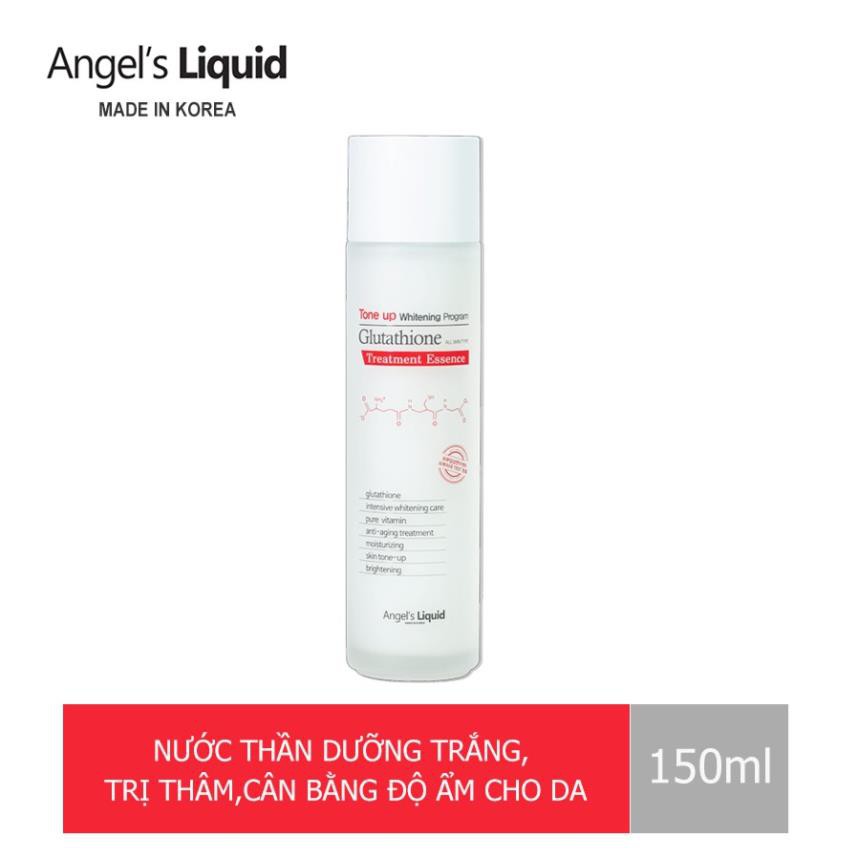 Bộ 3 sản phẩm: Nước thần, Serum, Kem dưỡng Angel Liquid Whitening Program Glutathione dưỡng trắng, dưỡng ẩm cho da