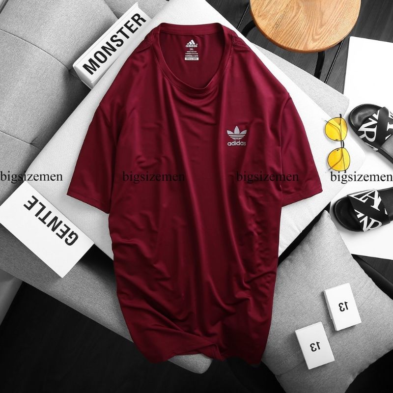 Áo thun lạnh thể thao nam big size ngắn tay không cổ