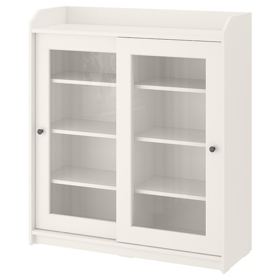 BAHIA, Tủ lưu trữ đồ dùng cửa kính CAB_002, 105x36x116cm, sản xuất bởi Scandi Home