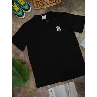 [Ành Thật Kèm Video] Áo Thun Play #Yankees Đen Logo Xanh