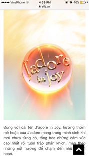[Mini] Nước hoa nữ J'adore in Joy by DIOR