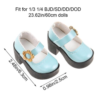 QTWOOF  Giày Boot Da PU Thời Trang Cho Búp Bê