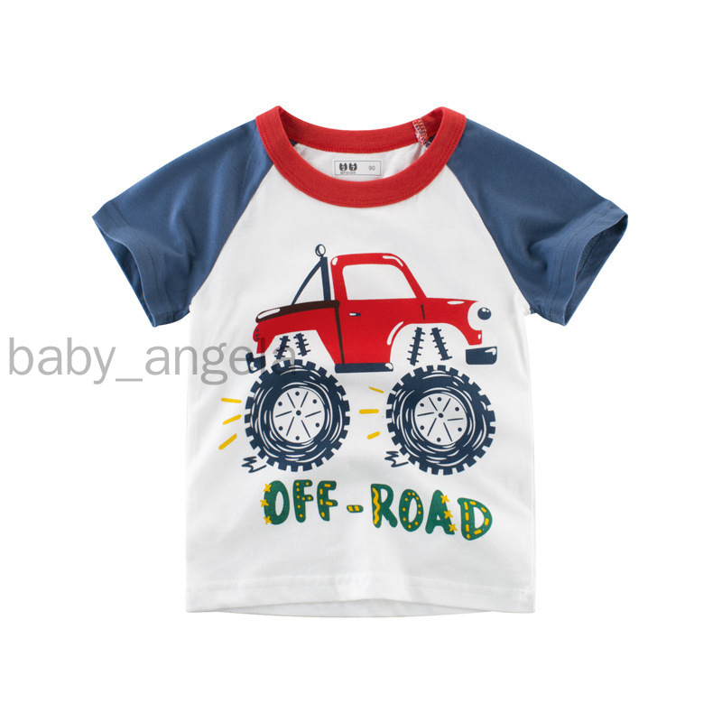 Áo Thun Cotton Tay Ngắn Cho Bé Trai