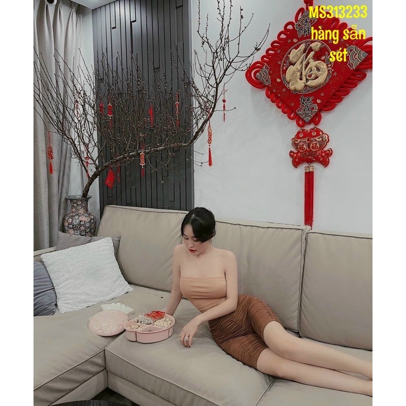 [ Mã FAMAYWA2 giảm 10K đơn 50K] SÉT ÁO KÈM QUẦN NHÚNG NGỐ THUN MÀU SẮC | BigBuy360 - bigbuy360.vn