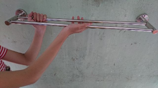 Vắt khăn đôi inoc dài 80cm