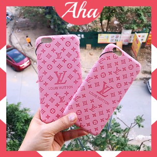 Ốp lưng iphone lv màu hồng, xanh 6/6s/7/8plus/x/xs/xs max/11/11 pro/11pro max dễ thương, cao cấp - Aha Shop