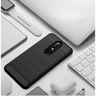 Ốp Lưng Silicon Sợi Carbon Cho Nokia 5.1plus Nokia 5.1plus