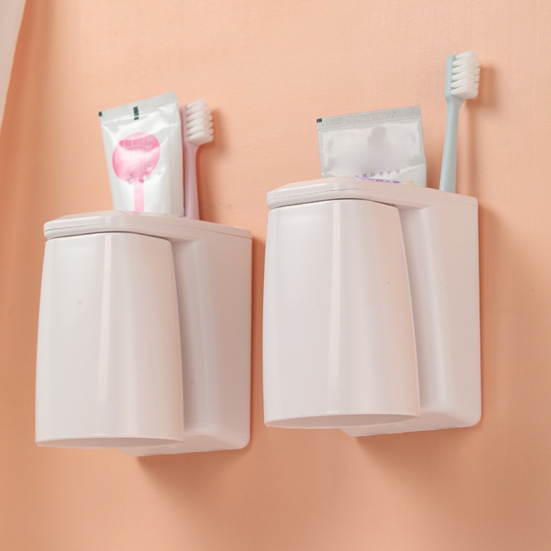 Giá đựng đồ Đựng Bàn Chải Đánh Răng / Cốc Sắp Xếp Gọn Gàng Gắn Tường