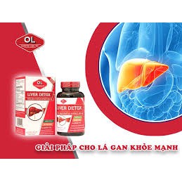 Viên Uống Hỗ Trợ Giải Độc, Làm Mát, Bảo Vệ Gan Olympian Liver Detox Hộp 60 Viên