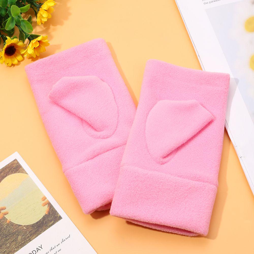 Găng Tay Hở Ngón Vải Lông Cừu Dành Cho Nam Nữ Chạy Bộ Tập Thể Thao