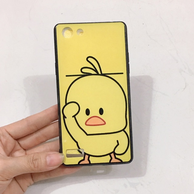 Ốp lưng oppo neo7,A33 ( Chú vịt buộc tóc)