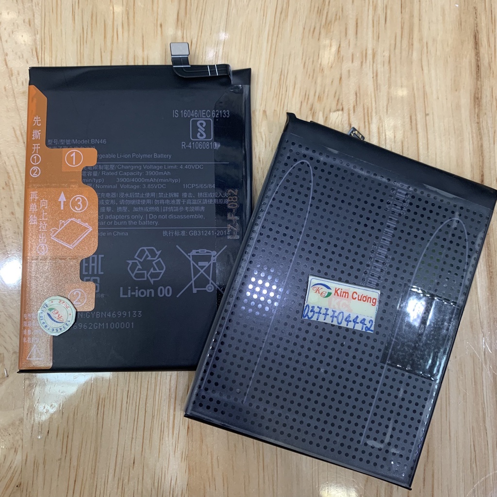 pin BN46 dành cho các dòng điênj thoại redmi 7/ redmi note 8