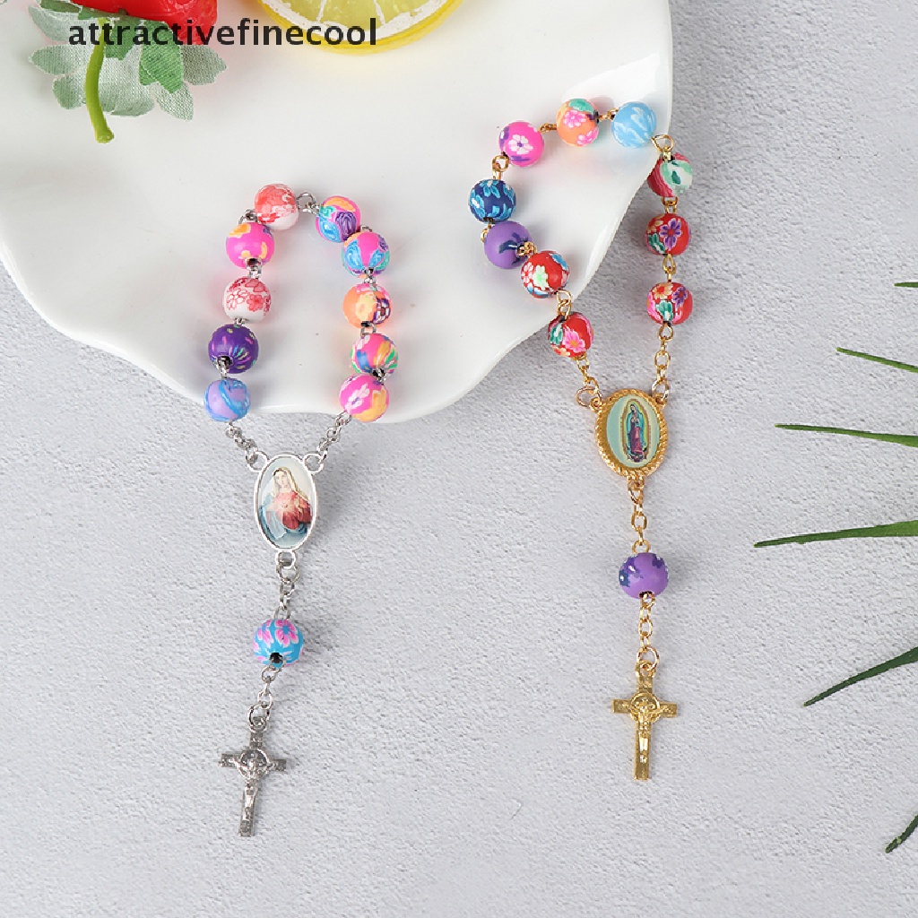 Vòng Đeo Tay Chuỗi Hạt Phong Cách Công Giáo Mary Christian