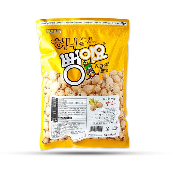 [Combo 10 gói 255g] Bắp rang vị mật ong và phomai Hàn Quốc, snack bim bim bỏng ngô