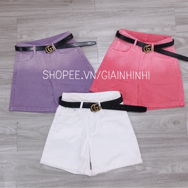 Xả hàng - Quần short bò lửng vải mềm đẹp QS1423 - NhiNhi Shop - Không kèm đai