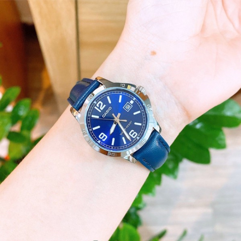 Đồng hồ nữ dây da Casio Anh Khuê LTP-V004L-2BUDF