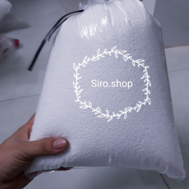 Hạt xốp màu trắng mini (hạt nhỏ)