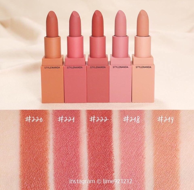 SON THỎI LÌ 3CE MOOD RECIPE MATTE LIP COLOR