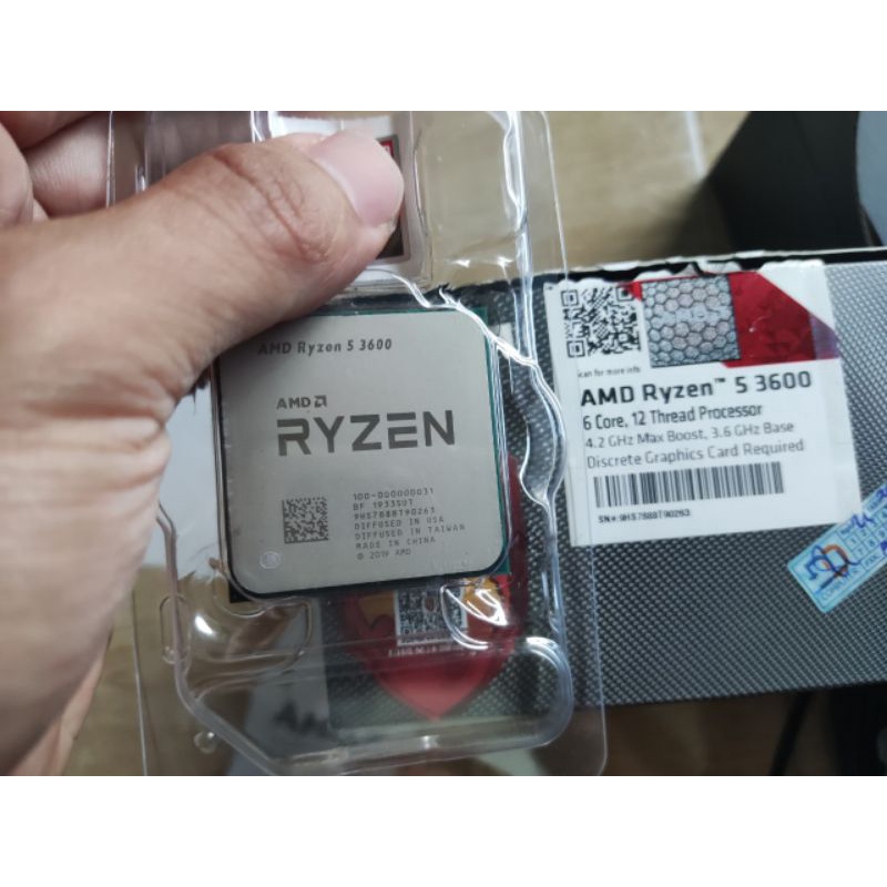 [Nâng Cấp Máy Dư Ra] AMD Ryzen 5 3600 (3.6GHz turbo up to 4.2GHz, 6 nhân 12 luồng, 32MB Cache, 65W)-Socket AM4