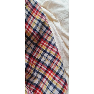 Vải LINEN Bột caro sắc màu