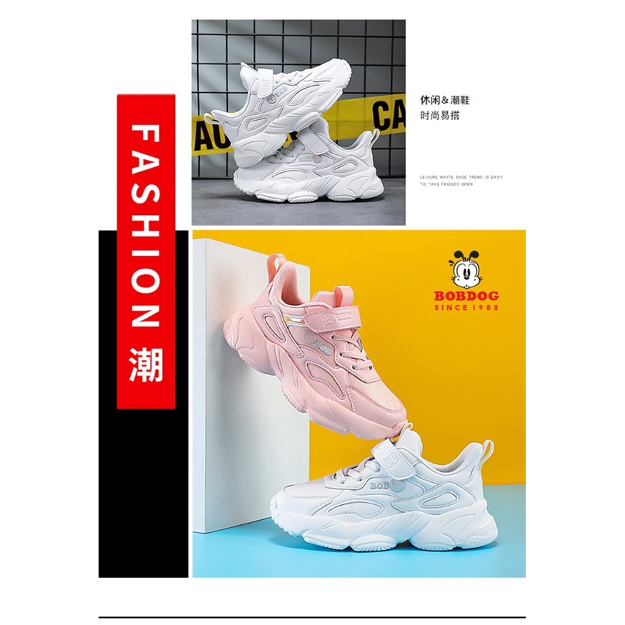 Giày thể thao chính hãng BOBDOG dành cho bé trai bé gái từ 2 tuổi đến 12 tuổi (4094) Richkidsstore2021