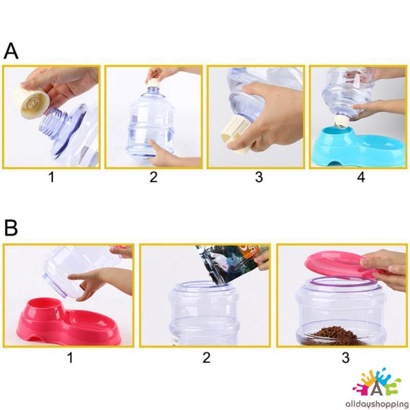 Bát Đựng Thức Ăn Tự Động Cho Thú Cưng
