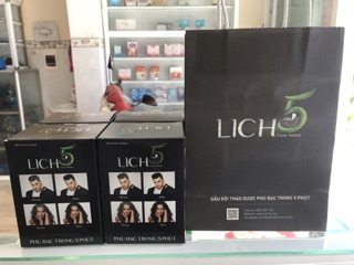 Dầu gộc đen tóc LICH5